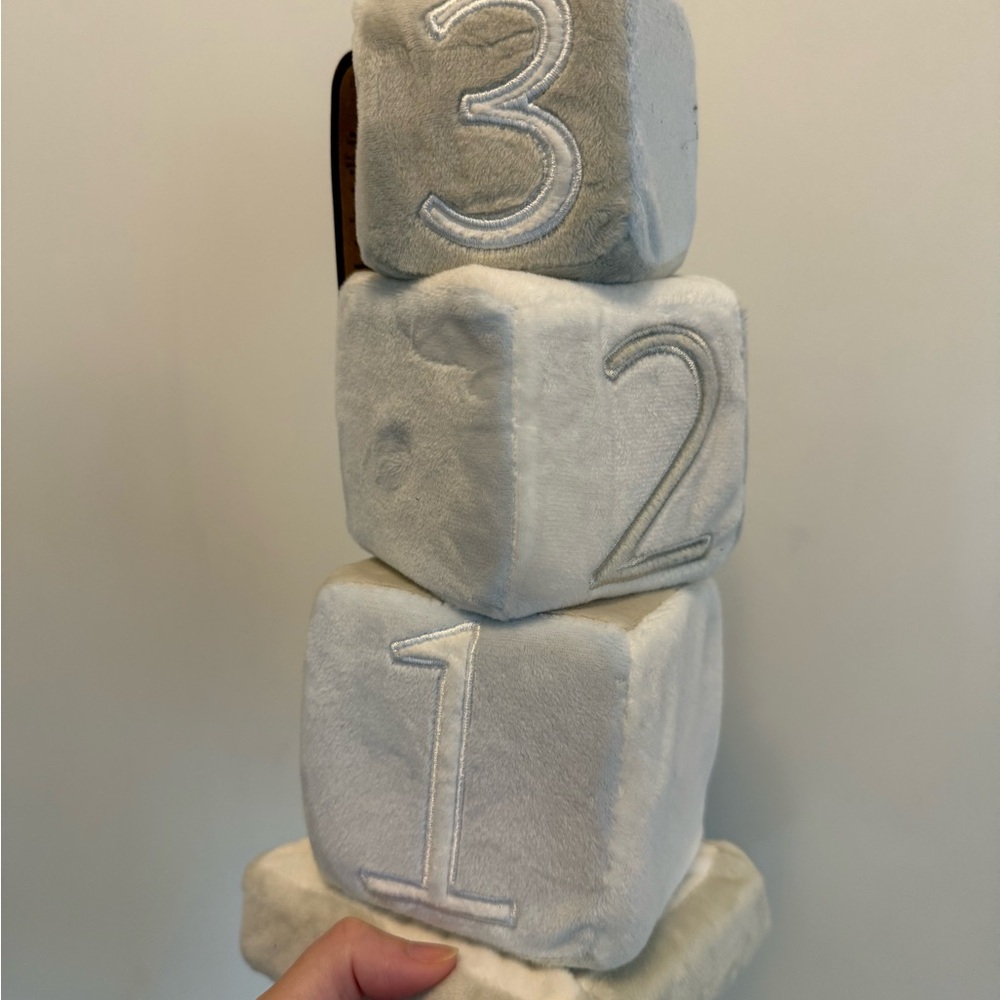 K.Luxe Baby Cream Plush Stackers